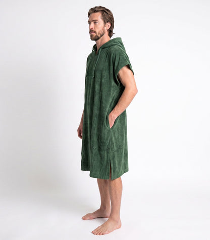 Bhumi Organic Cotton - Poncho - Forest Green