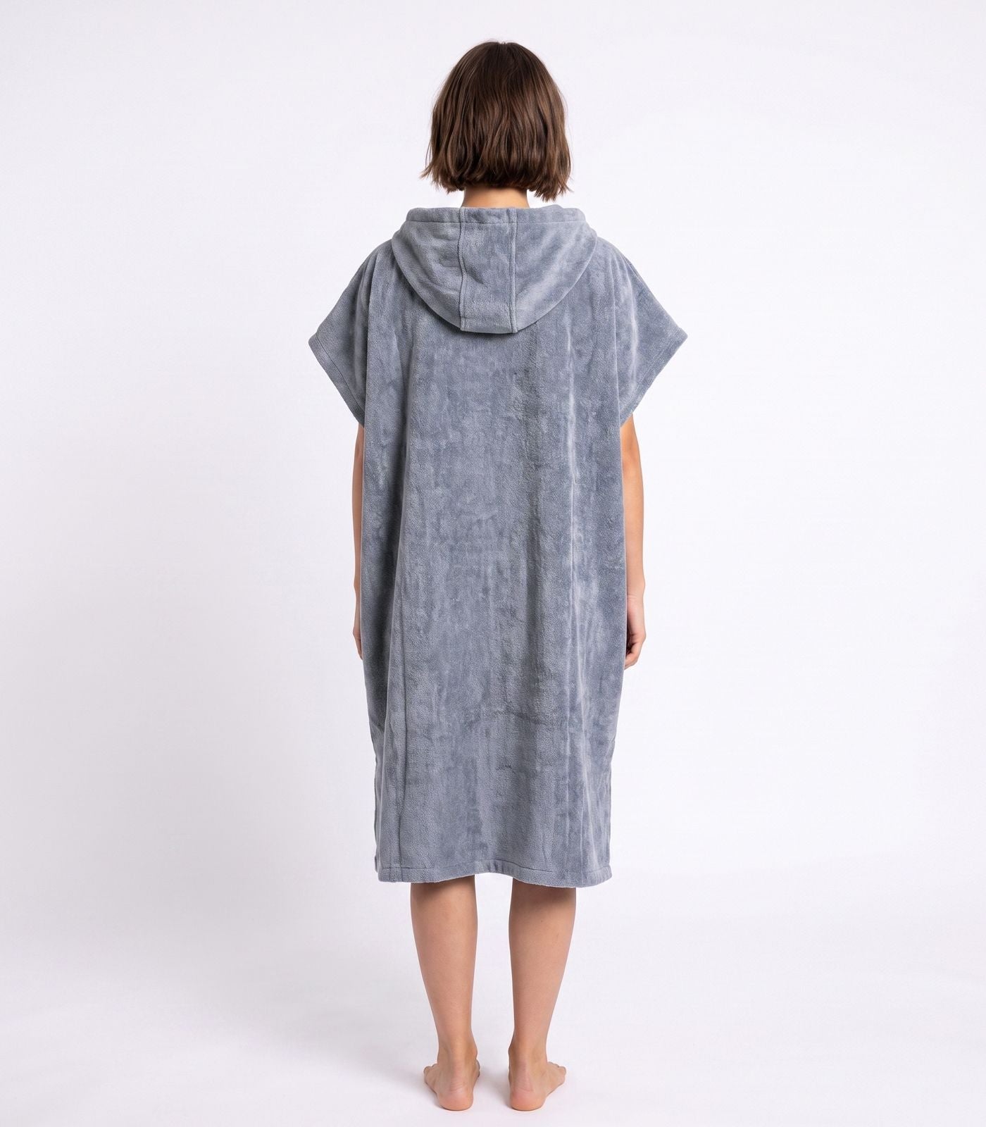 Bhumi Organic Cotton - Poncho - Granite Blue