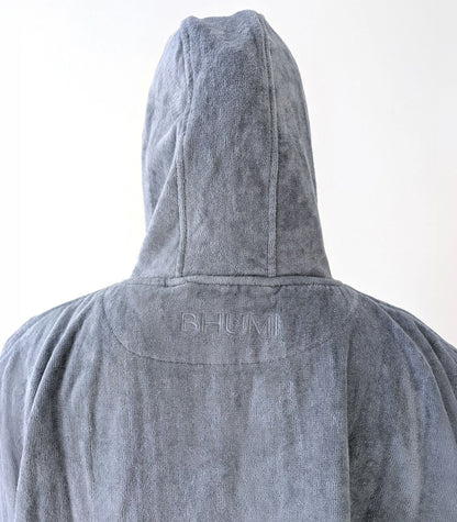 Bhumi Organic Cotton - Poncho - Granite Blue