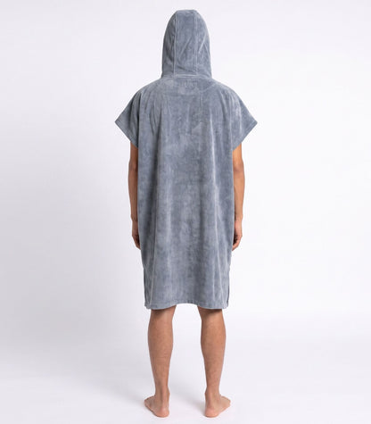 Bhumi Organic Cotton - Poncho - Granite Blue