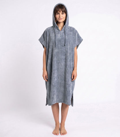 Bhumi Organic Cotton - Poncho - Granite Blue