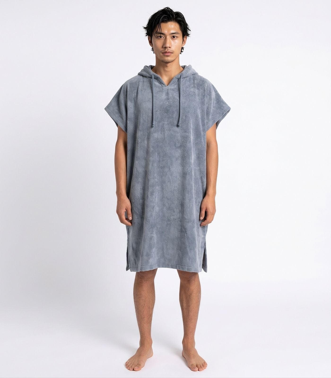 Bhumi Organic Cotton - Poncho - Granite Blue