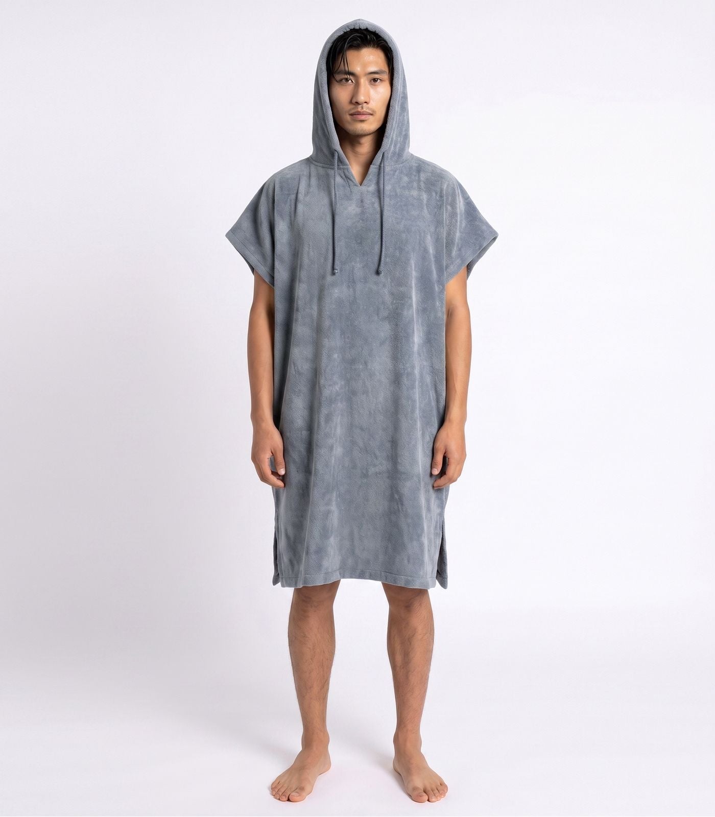 Bhumi Organic Cotton - Poncho - Granite Blue