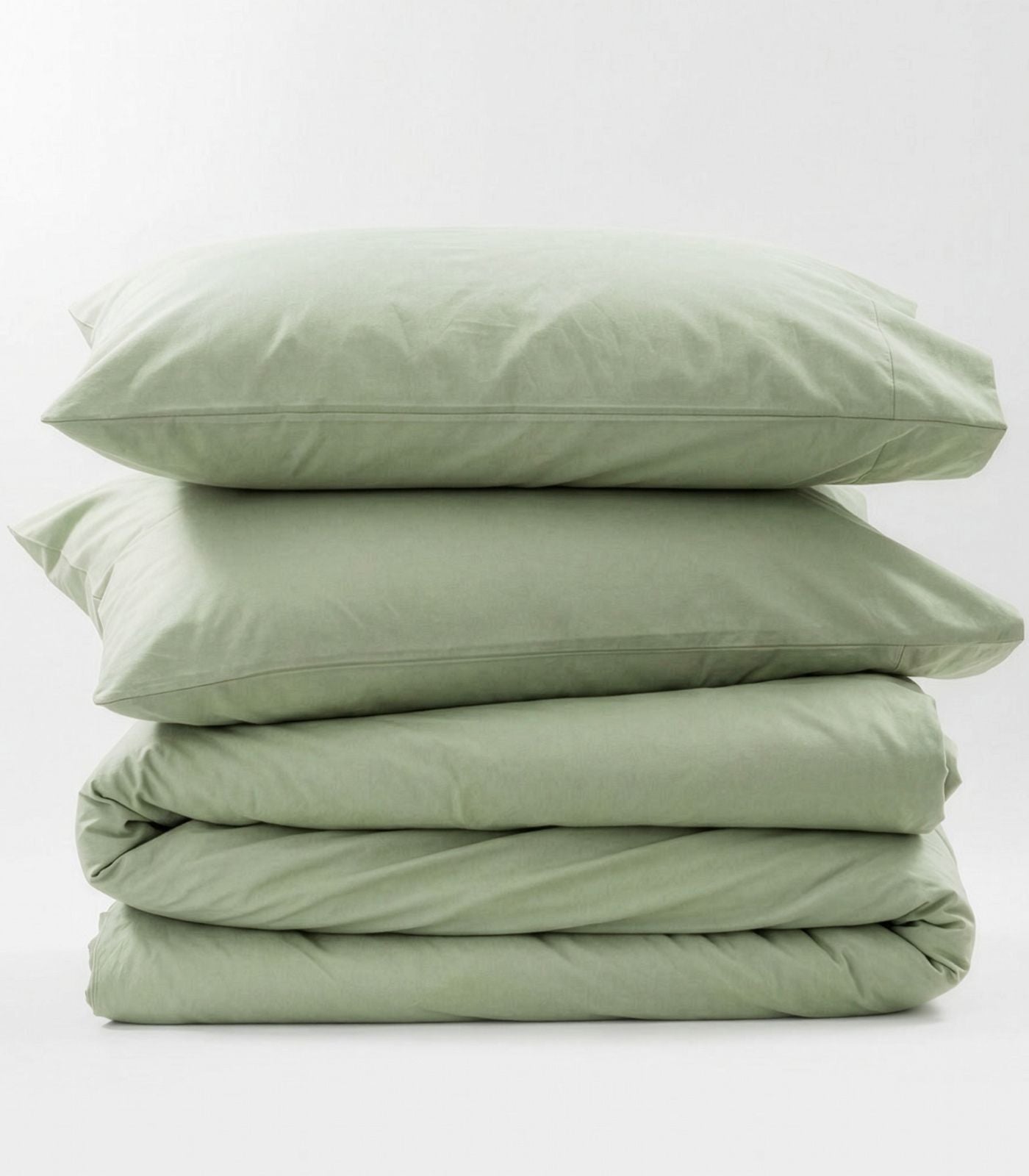 Percale Quilt Set - Sage