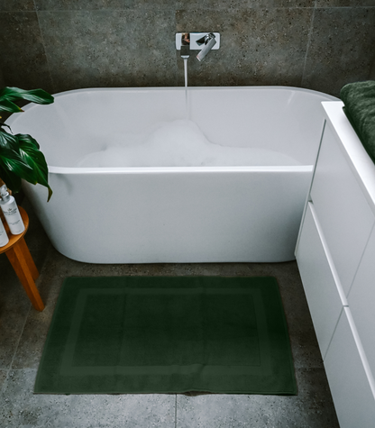 Bhumi Organic Cotton - Bath Mat - Forest Green