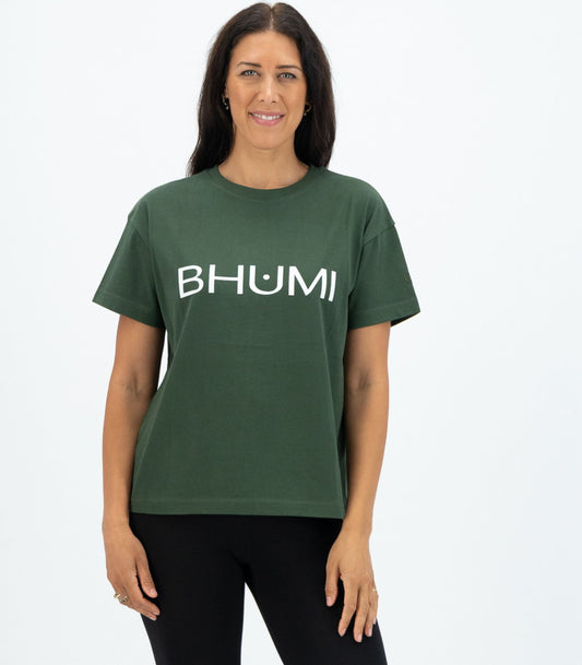 Bhumi Organic Cotton - Oversized Boxy Tee - Logo - Boxy Tee