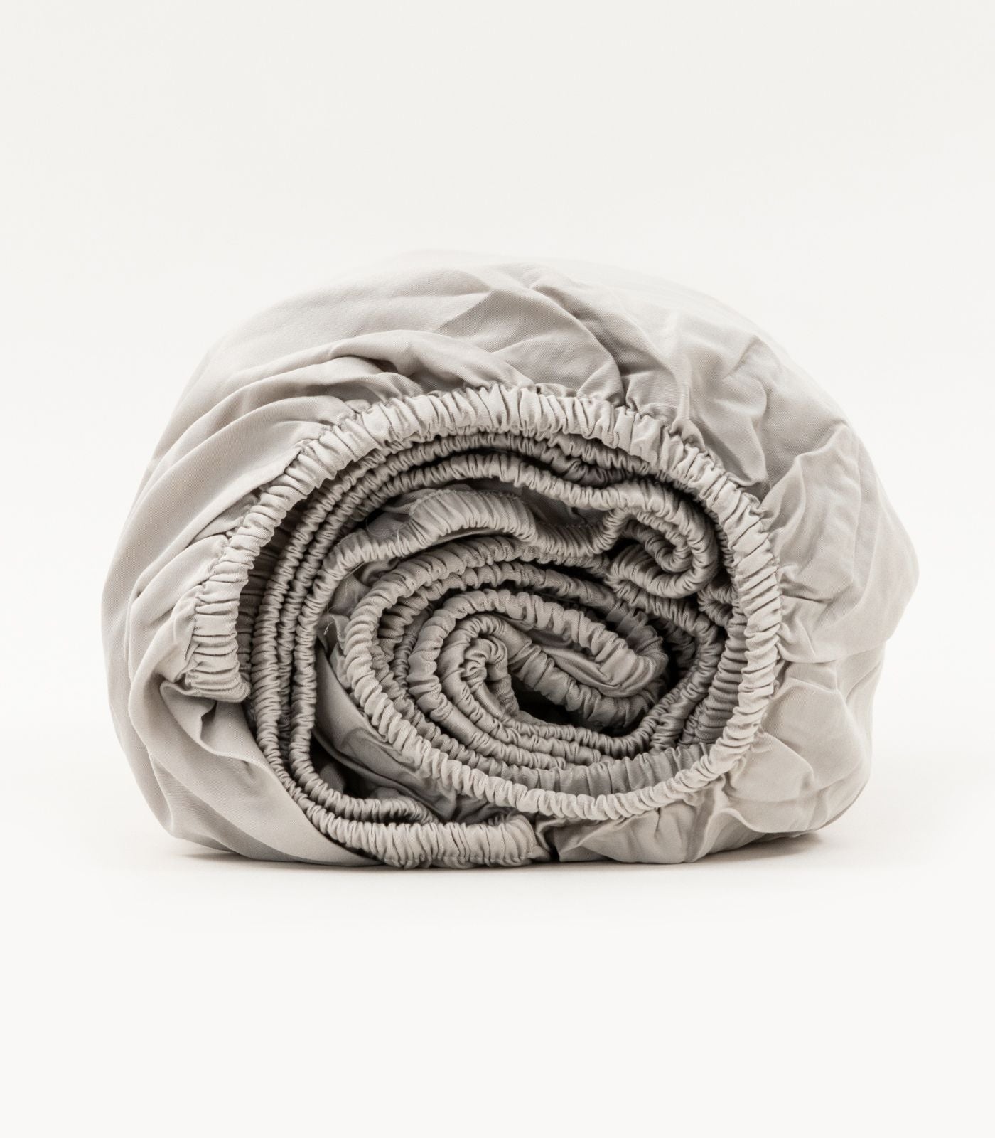 Bhumi Organic Cotton - Fitted - Sateen Sheet - Light Grey