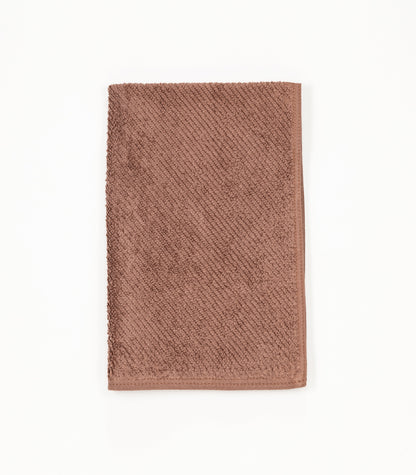 Bhumi Organic Cotton - Twill Hand Towel - Redwood
