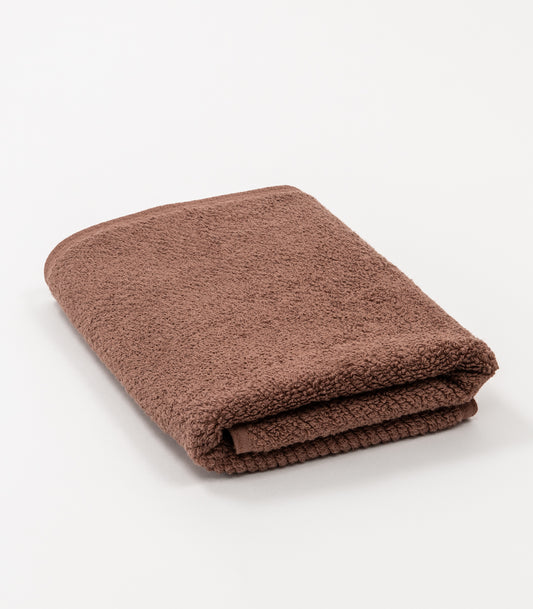 Twill Mini Bath Towel - Redwood