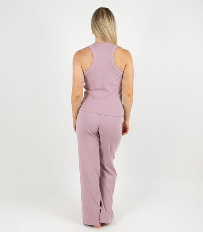 Ribbed Racer Back - Pink