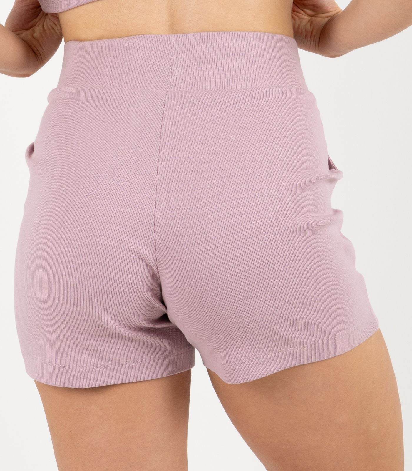 Ribbed Shorts - Pink