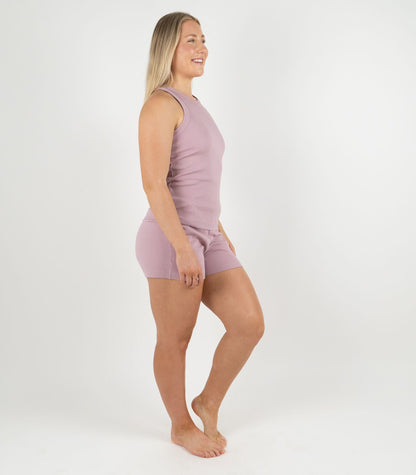 Ribbed Racer Back - Pink