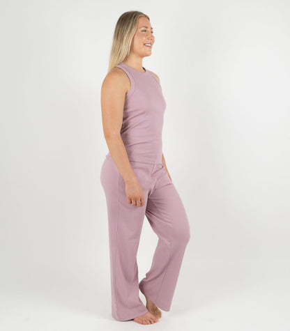 Ribbed Racer Back - Pink