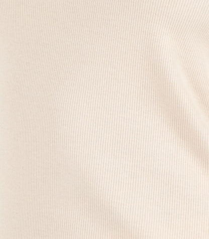 Ribbed Long Sleeve Top - Sand