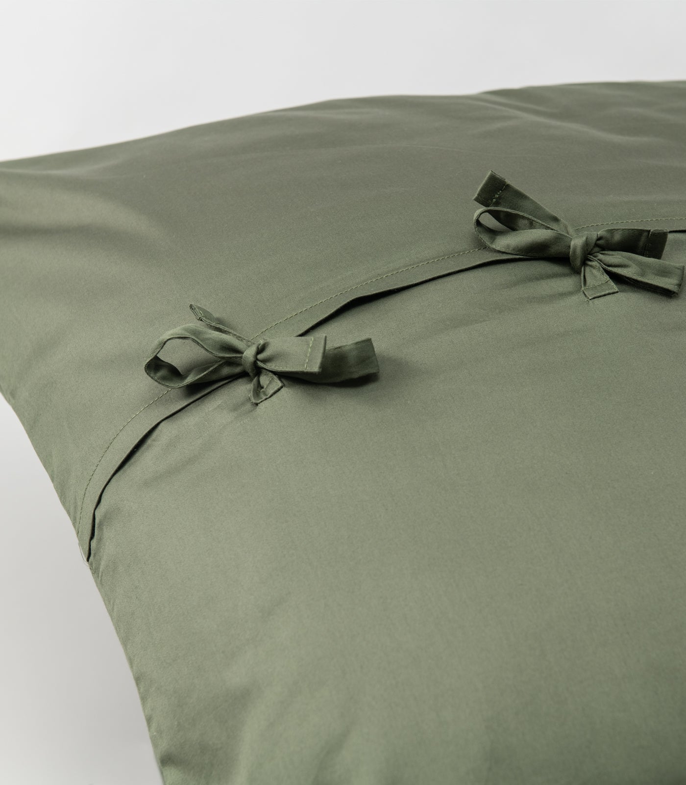 Bhumi Organic Cotton - Sateen Pillow Cases (pair) - European - Bronze Green