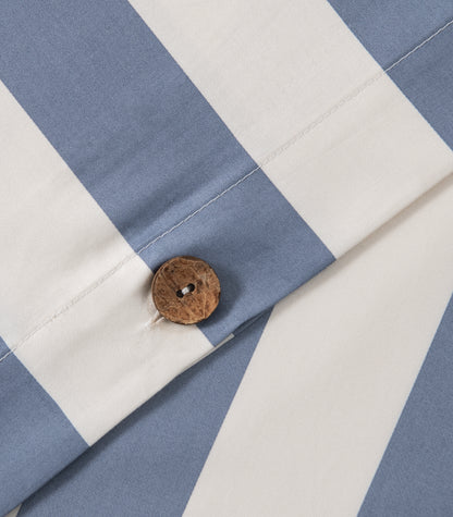 Sateen Luxe Quilt Cover Set - Luxe - Limited Edition - Blue Stripe
