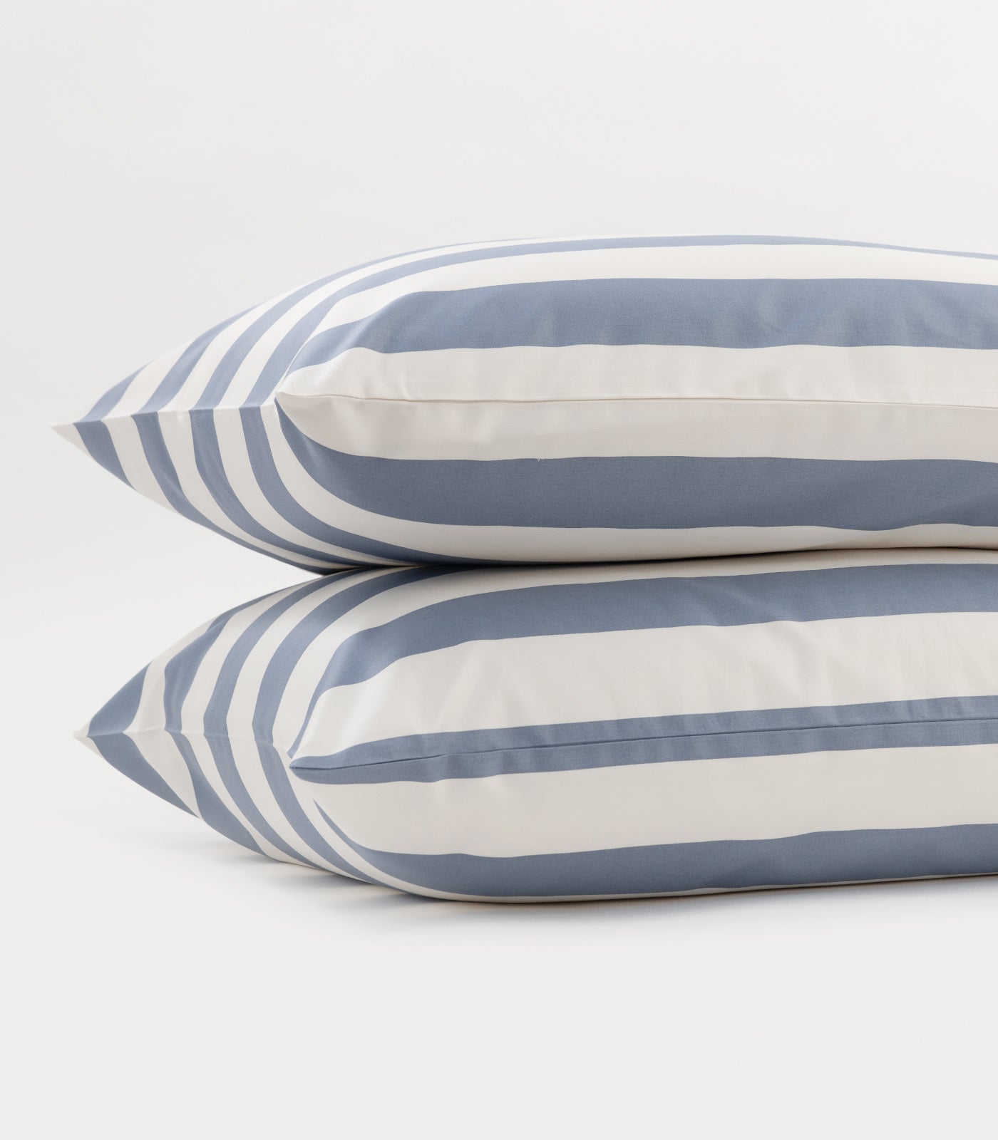 Sateen Pillow Cases (Pair) - Luxe - Limited Edition - Blue Stripes