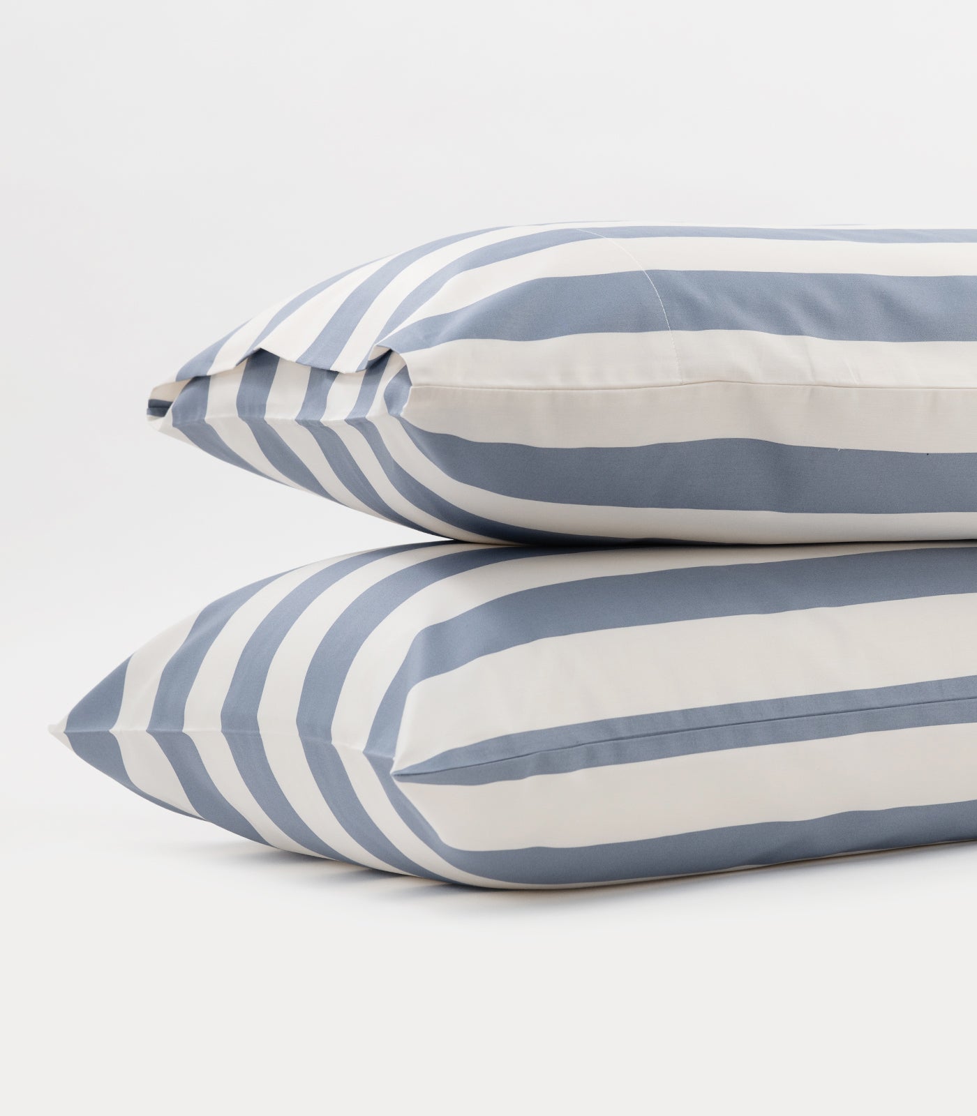 Sateen Pillow Cases (Pair) - Luxe - Limited Edition - Blue Stripes