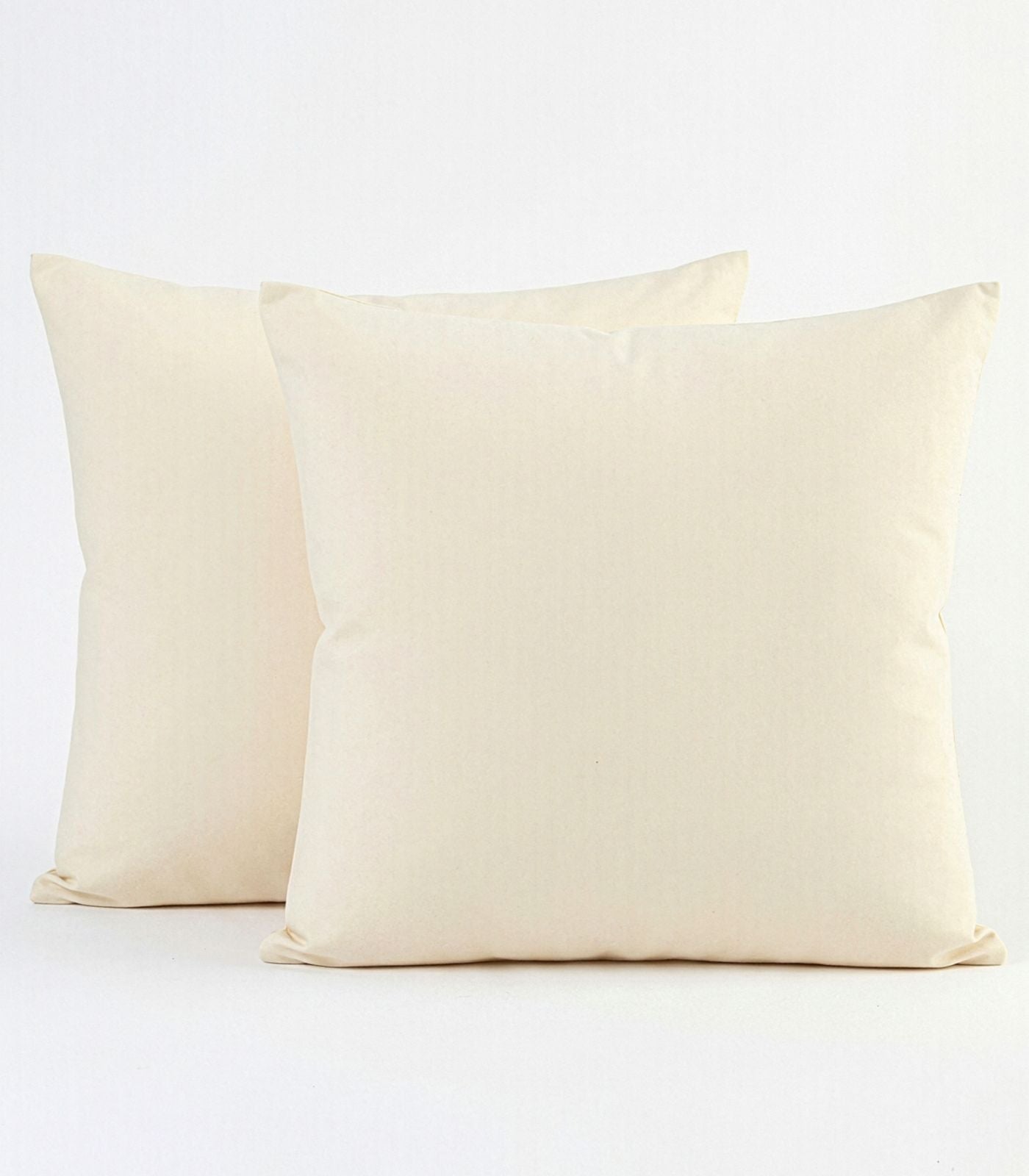 Bhumi Organic Cotton - Sateen Pillow Cases (pair) - European - Ivory