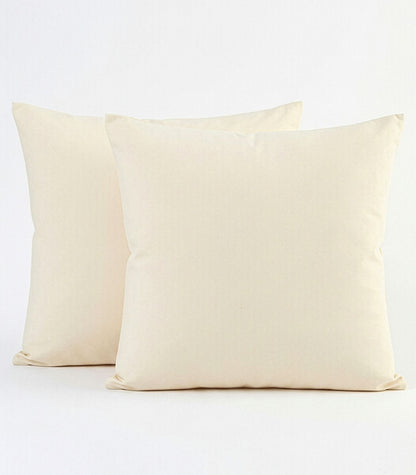 Bhumi Organic Cotton - Sateen Pillow Cases (pair) - European - Ivory
