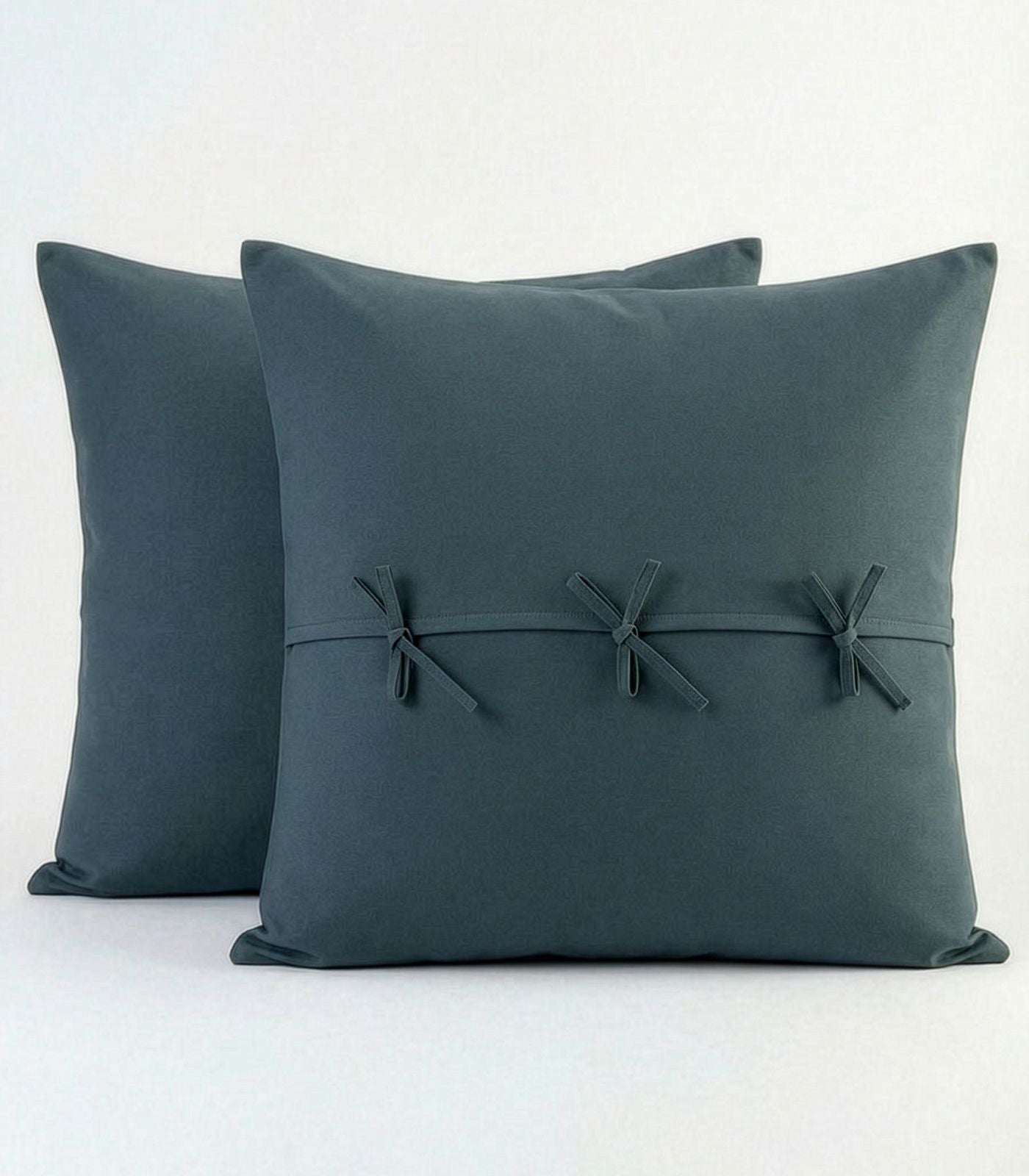Bhumi Organic Cotton - Sateen Pillow Cases (pair) - European - Orion Blue