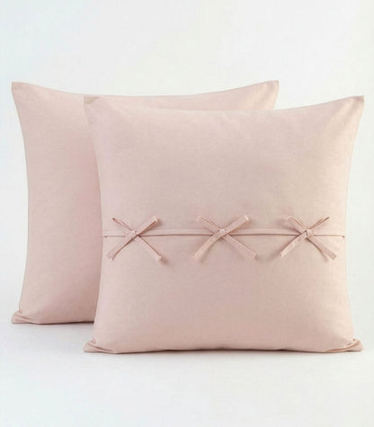 Bhumi Organic Cotton - Sateen Pillow Cases (pair) - European - Rosewater