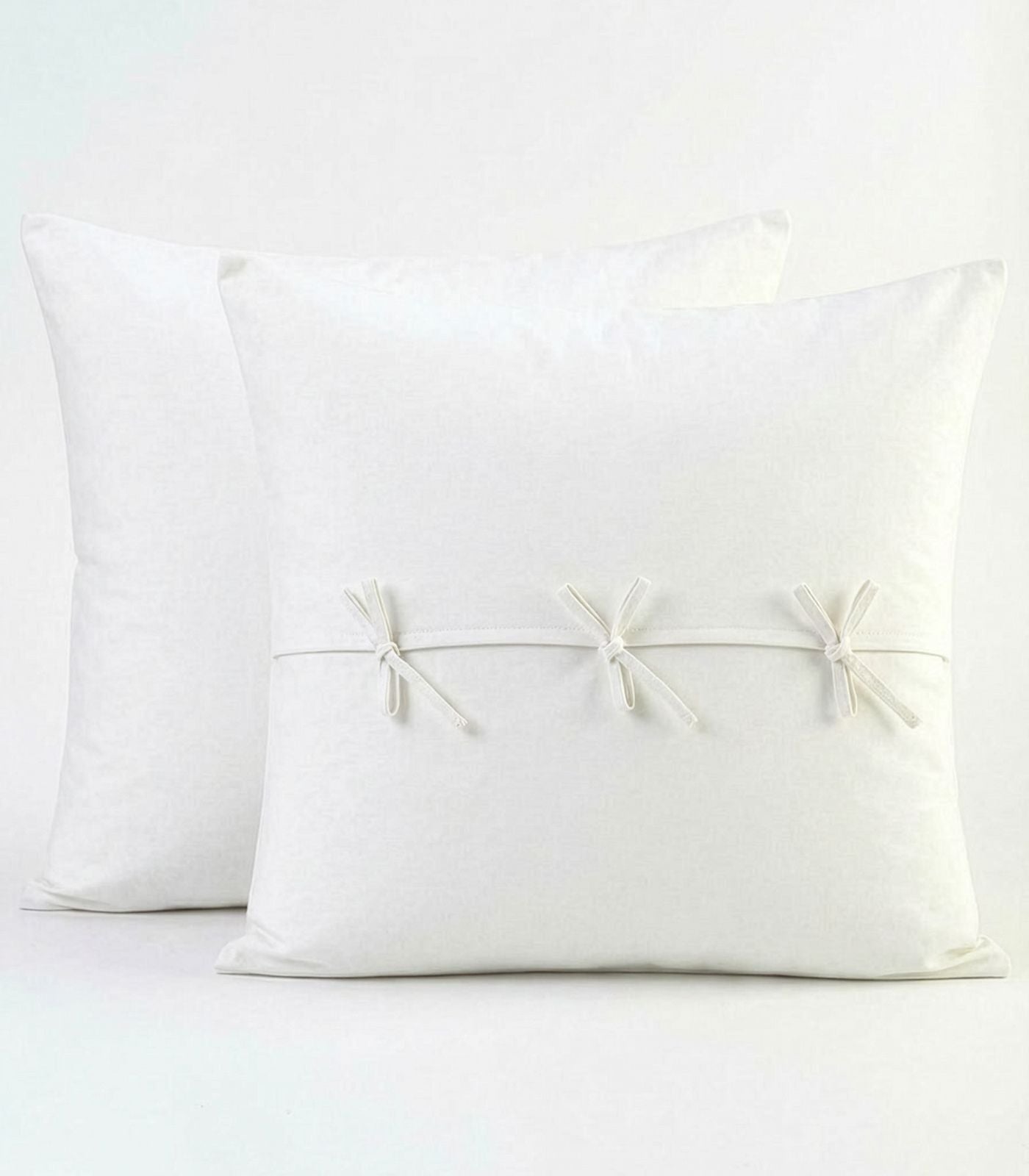 Bhumi Organic Cotton - Sateen Pillow Cases (pair) - European - White