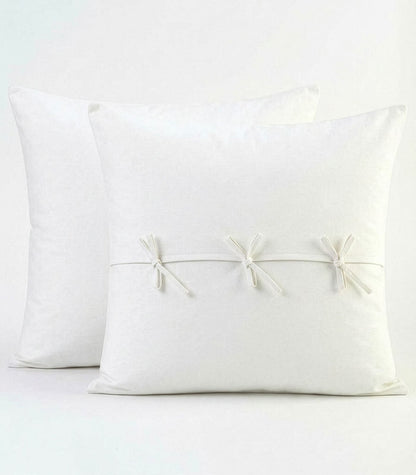 Bhumi Organic Cotton - Sateen Pillow Cases (pair) - European - White