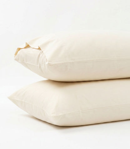 Bhumi Organic Cotton - Sateen Pillow Cases (Pair) - Natural