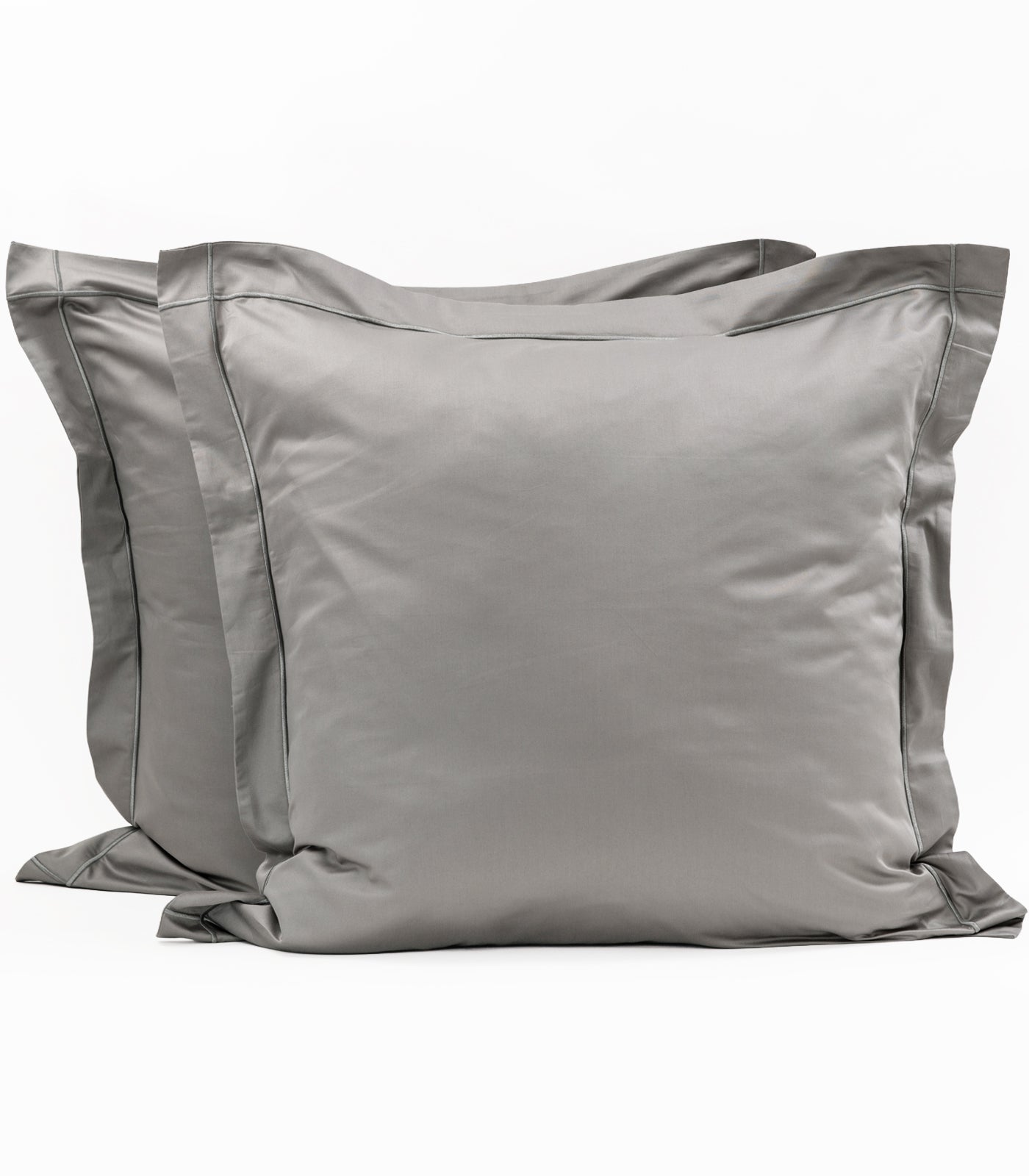 European Sateen Luxe Pillow Cases - Dark Grey