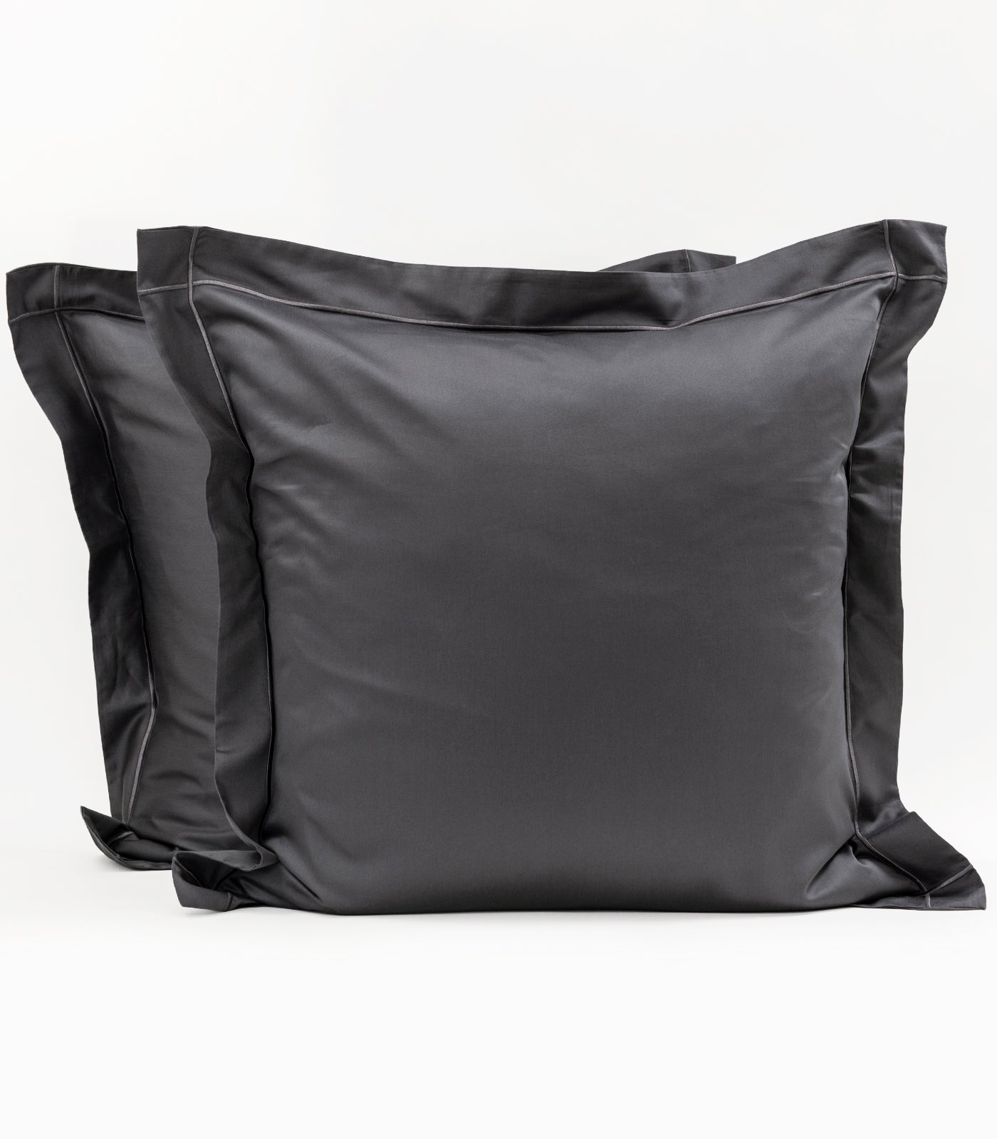 European Sateen Luxe Pillow Cases - Graphite