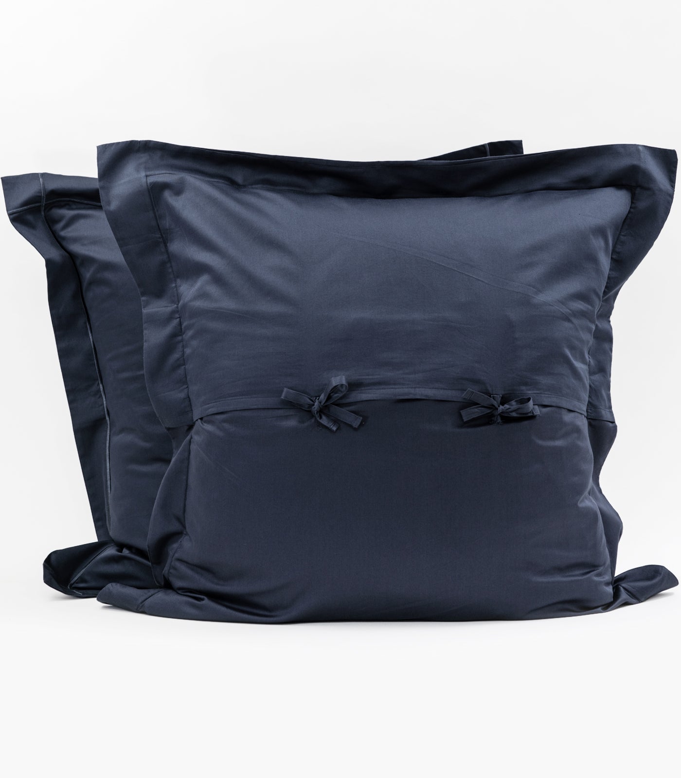 European Sateen Luxe Pillow Cases - Navy