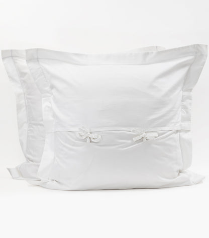 European Sateen Luxe Pillow Cases - White