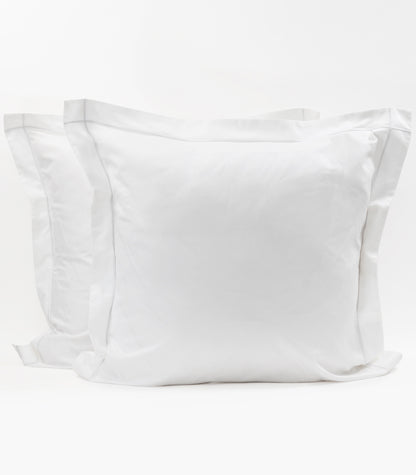 European Sateen Luxe Pillow Cases - White