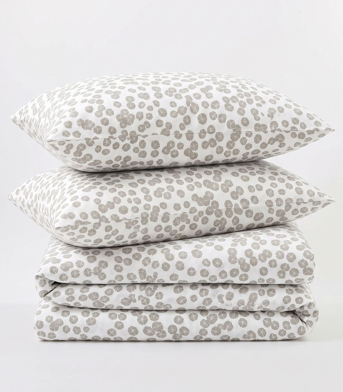 Organic Cotton Sateen Quilt Cover Set - Luxe - Limited Edition - Floating Petals Aloe