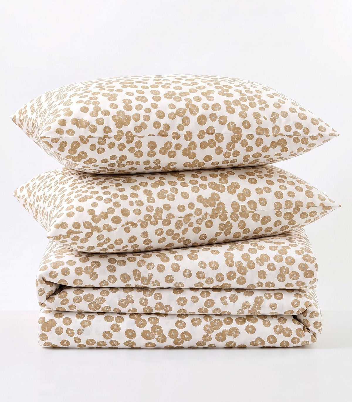 Organic Cotton Sateen Quilt Cover Set - Luxe - Limited Edition - Floating Petals Umber