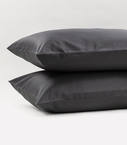 Sateen Luxe Pillow Cases - Graphite