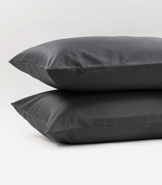 Sateen Luxe Pillow Cases - Graphite