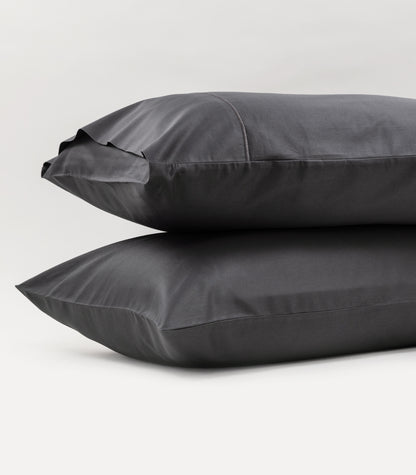Sateen Luxe Pillow Cases - Graphite