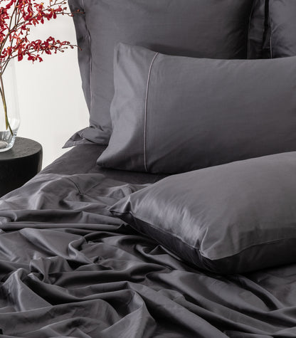 Sateen Luxe Sheet Set - Graphite