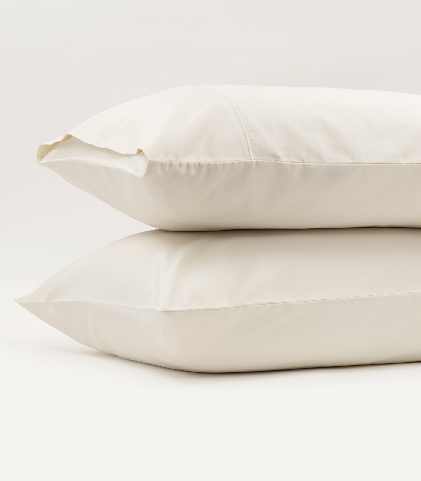 Sateen Luxe Pillow Cases - Ivory