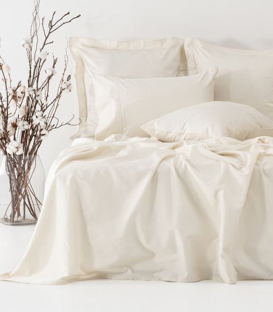 Sateen Luxe Sheet Set - Ivory