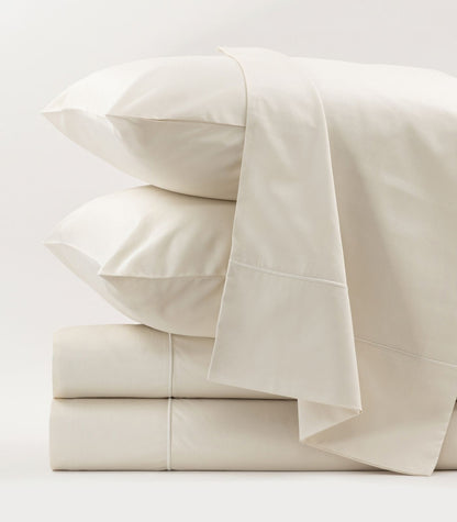 Organic Cotton Sateen Sheet Set - Luxe - Ivory