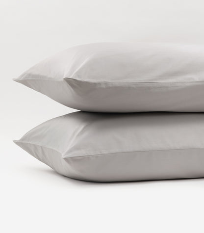 Sateen Luxe Pillow Cases - Light Grey