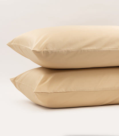 Sateen Luxe Pillow Cases - Golden Sand