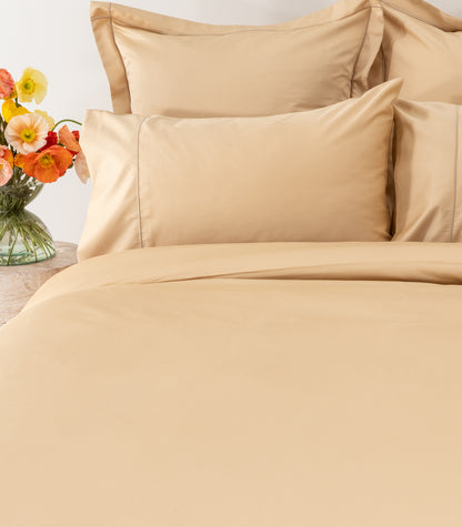Sateen Luxe Quilt Cover Set - Macadamia