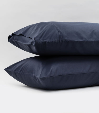 Sateen Luxe Pillow Cases - Navy - Midnight