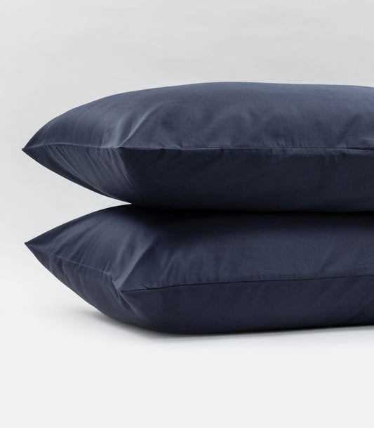 Sateen Luxe Pillow Cases - Navy - Midnight