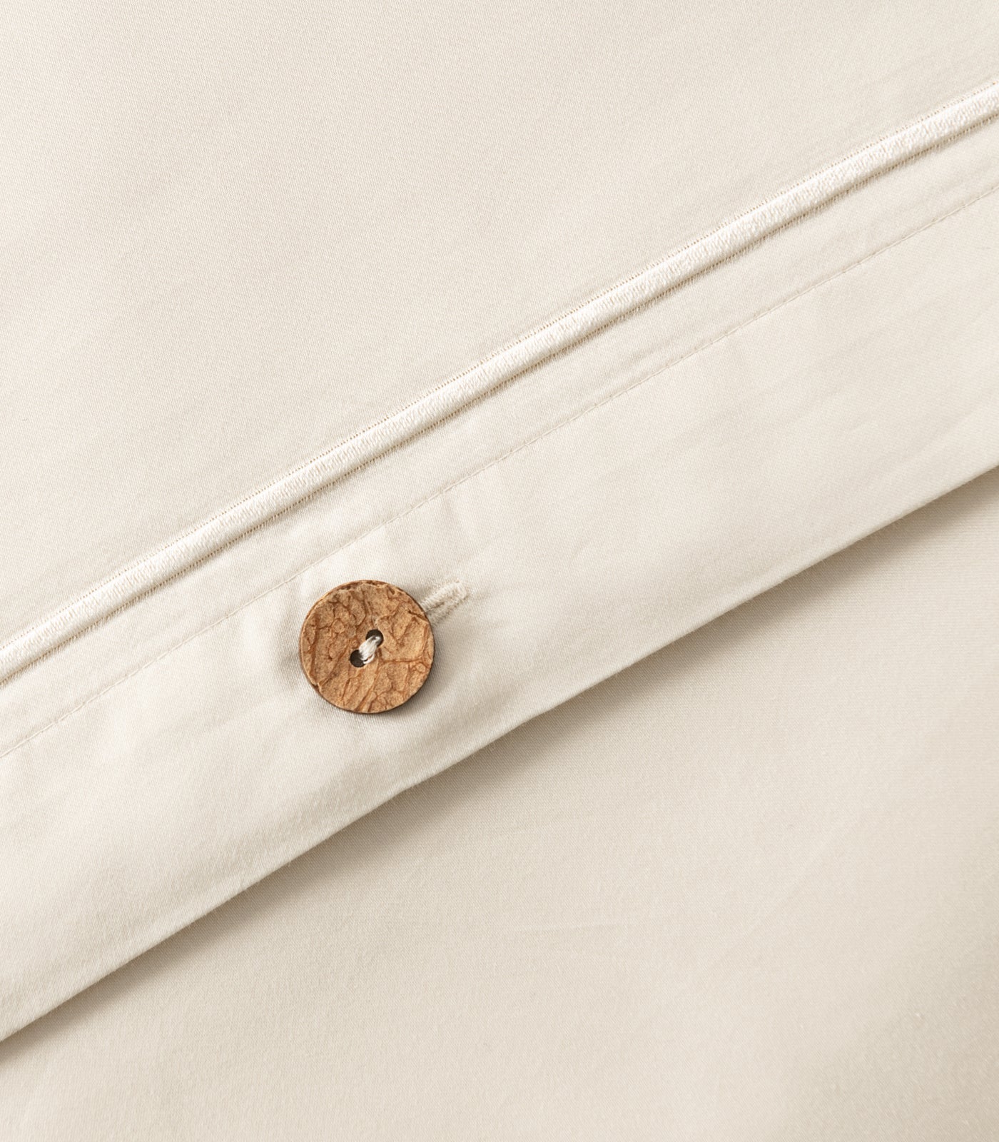 Sateen Luxe Quilt Cover Set - Ivory