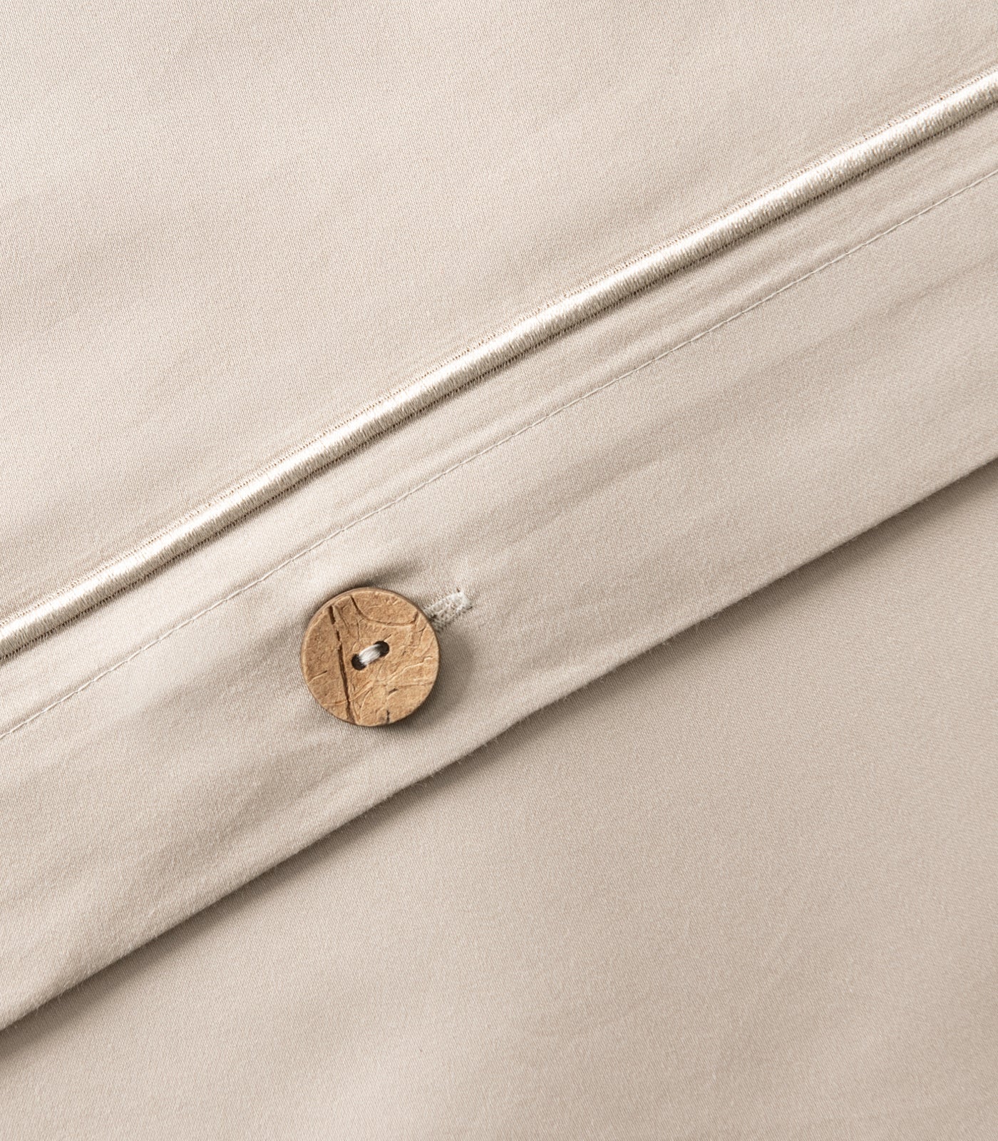 Sateen Luxe Quilt Cover Set - Taupe